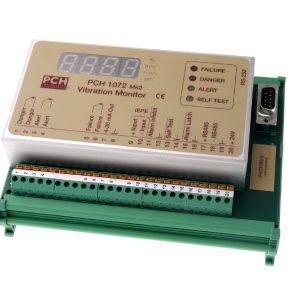 PCH 1072 Mk2 Vibration Monitor: 1-Channel SIL 2 Machine Protection